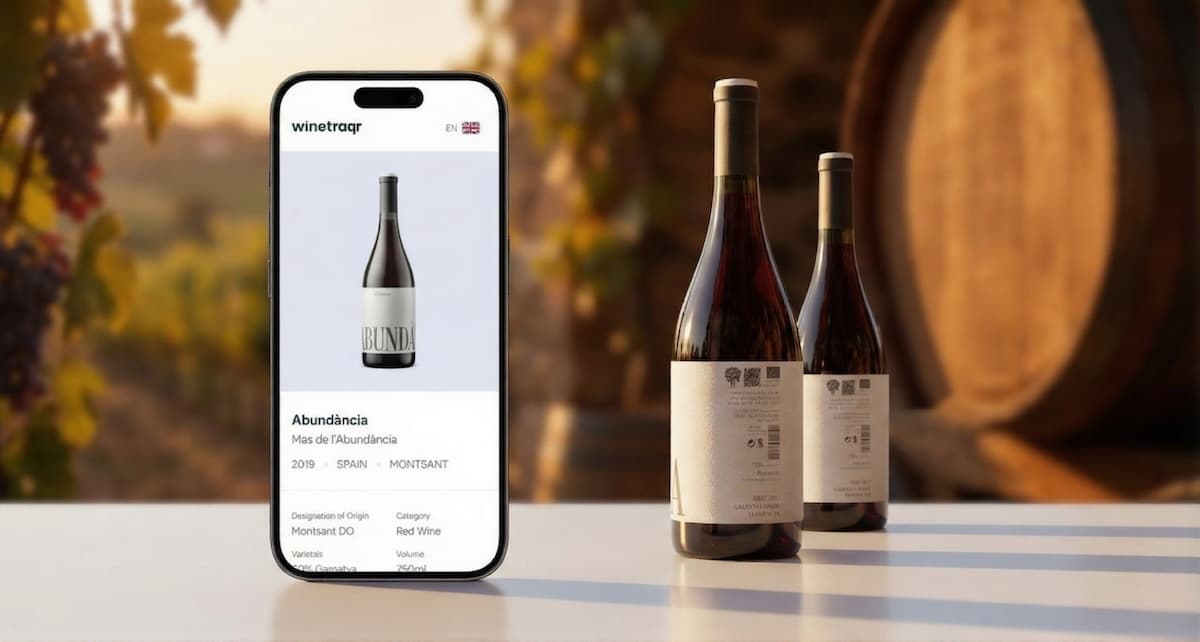 Winetraqr is a free digital-labeling tool for wine — linking your customers to multilingual nutrition and ingredient information you can update anytime.